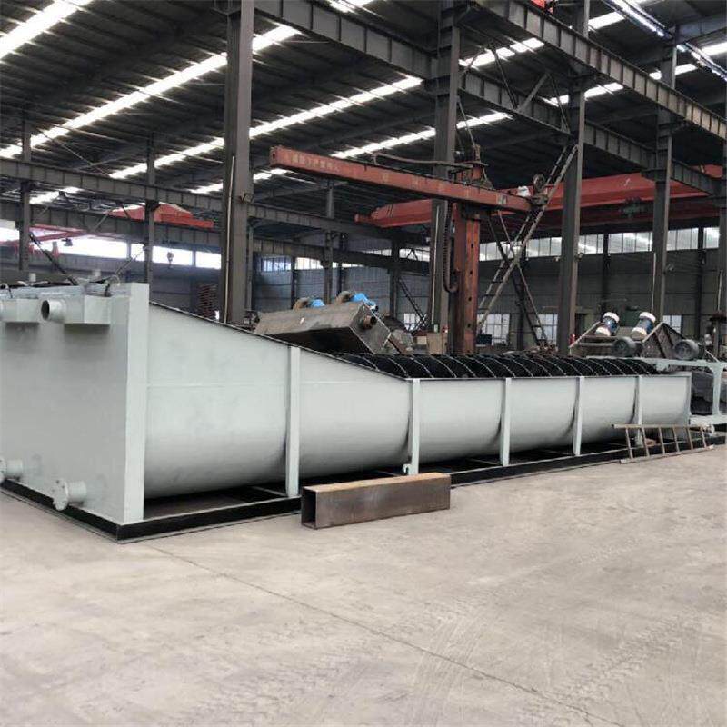 山泥石粉螺旋洗洗沙机大式功率槽矿机CGZ螺洗石筛分一体机设旋备