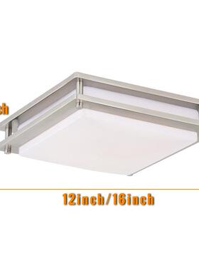 北美2寸方室形吸顶灯黑色电镀色KCP卧灯办1公室厨房灯具