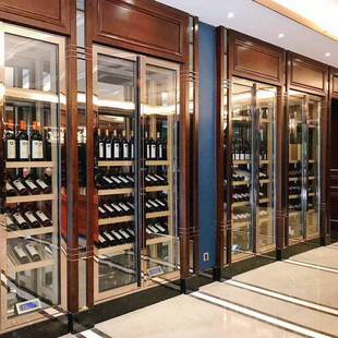 不锈钢恒温红酒柜式欧厅酒恒温红柜酒柜不锈钢恒酒柜架子客厂家直