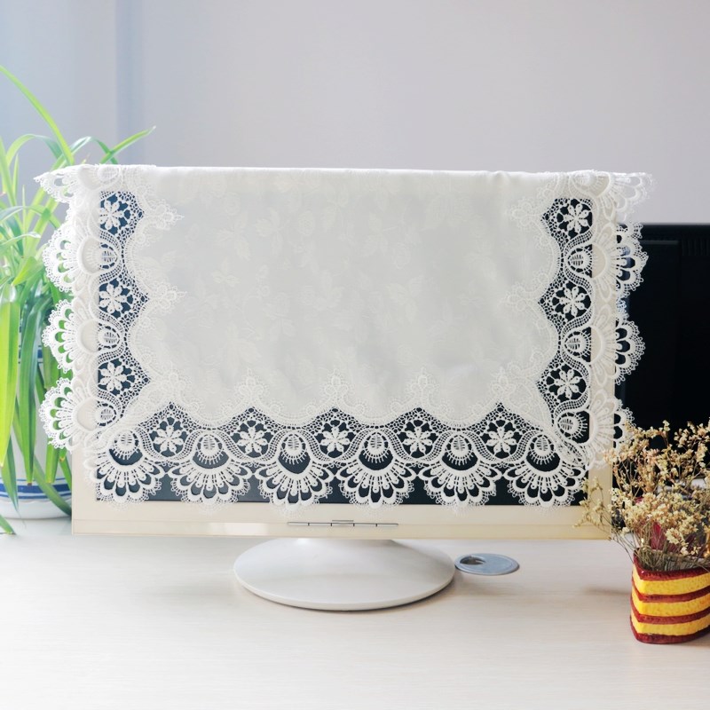 布艺餐桌布桌垫欧式白色绣花边台布方桌圆桌椅镂空蕾丝茶几布