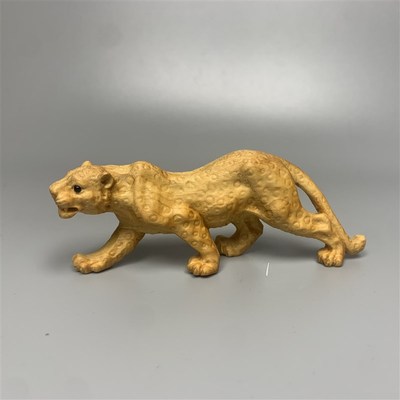 一路豹发太行崖柏木艺雕刻根雕工艺品摆件手把玩件家居红木装饰品