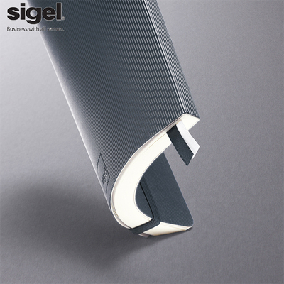 sigel CONCEPTUM黑色竖纹软封5 B5 商务会议记录本笔记本子记事本