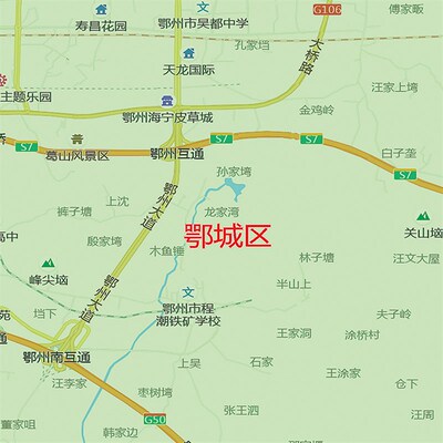 2021新款鄂州市地图贴图办公室挂图高清防水墙壁贴超大装饰画定制