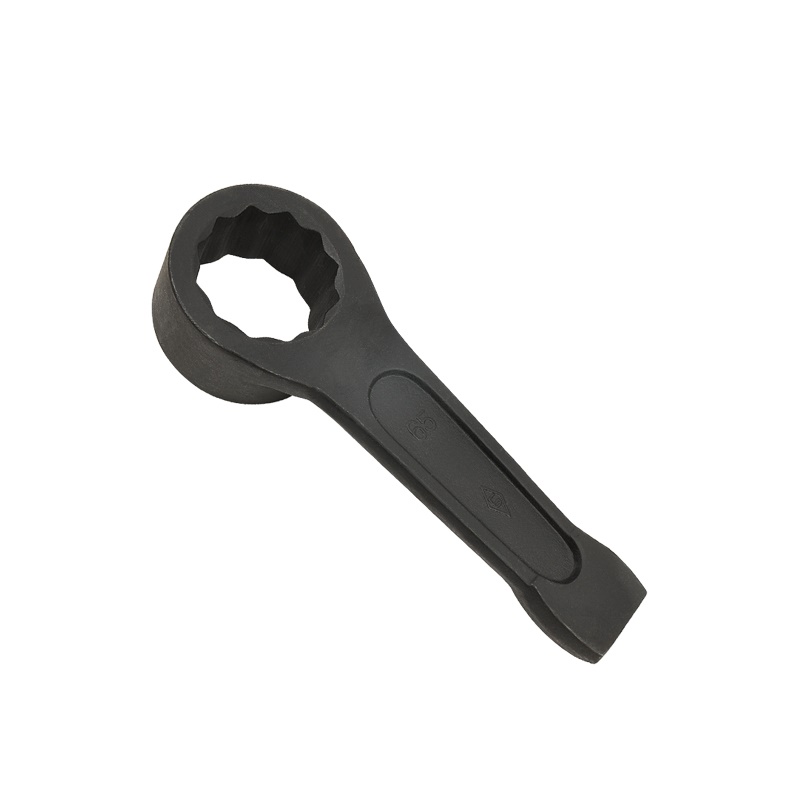 凸型敲击梅花扳手烟斗扳手特种加厚重型锤击直柄单头梅花角筒