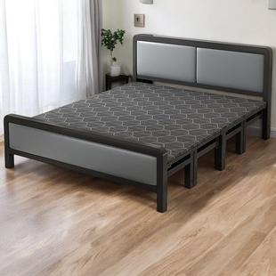 折叠床家用双人床出租屋铁床简易板床办公室成人午休折叠床