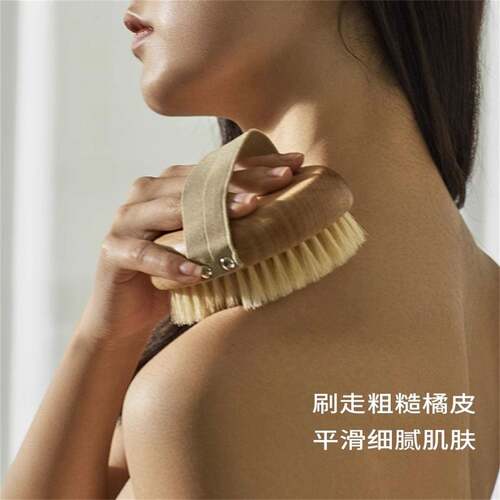 浴见猪鬃刷按摩身体刷沐浴刷搓澡美体脂肪刷干刷