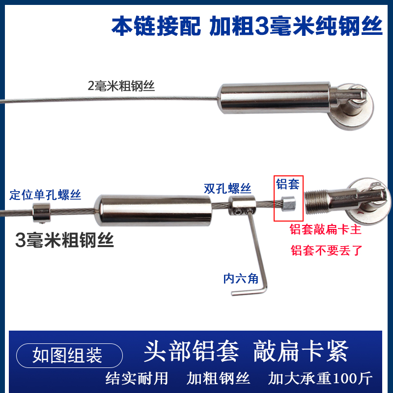 窗帘杆铁线隔断帘对墙窗帘轨道窗帘挂线铁丝绳加粗室内晾衣绳钢丝