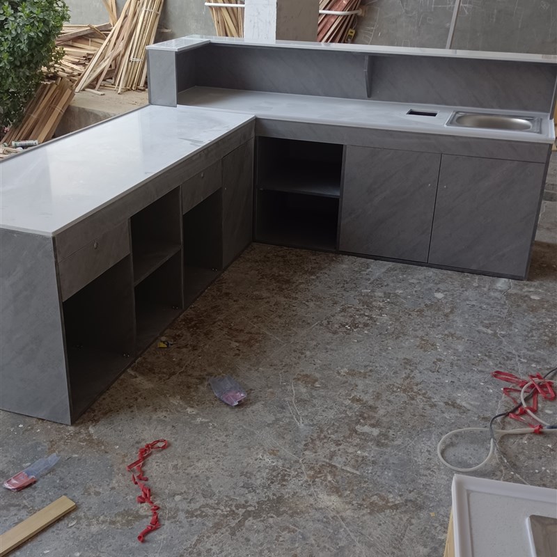 洗切收银一体水果店切果台操作台鲜超市果蔬店收银台水果切配台