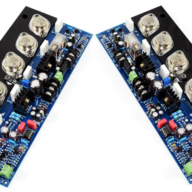 YJ-E405金封管纯后级功放板 可调甲类 大功率HIFI发烧级(1对)