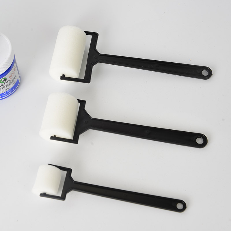 涂鸦颜料包刷子滚筒装儿童纸房子3填色漆DIY绘彩画专用工具