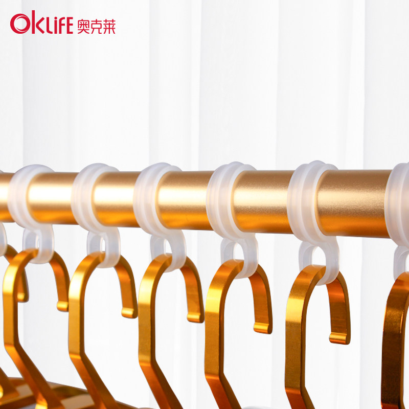 奥克莱防风钩衣架防风扣衣架钩挂钩防风圈25-30适用防滑衣架锁