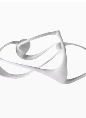 现代简约几何造金属件客厅卧室玄关酒OMR电店视摆柜软装型家居装