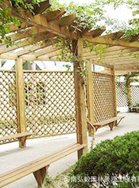 厂家爬直销庭外防腐木花架户外ILS葡萄室架花园院藤架实木室外花