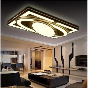 简约现代LE飞厅灯日月星辰宇宙船长方形D卧室吸顶WSC客灯房间灯热