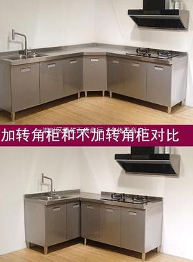 全钢验槽台化学实验工作台一体水柜用厨房转角厨柜碗实家90554柜2
