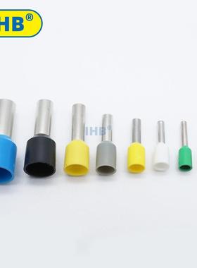 V管EVNC16-1子2管型预缘冷压端绝欧式针形形接线端头插针紫铜材质