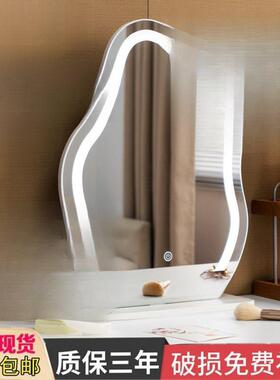 新朵化妆镜台云式桌面用镜LED卧室带灯网红梳妆家智能梳妆EXE台镜