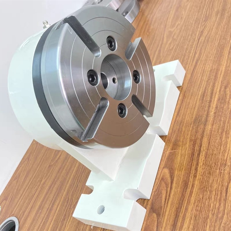 170-0圆盘尾座顶针尾座中心高1-5配四轴转台30分度盘配件