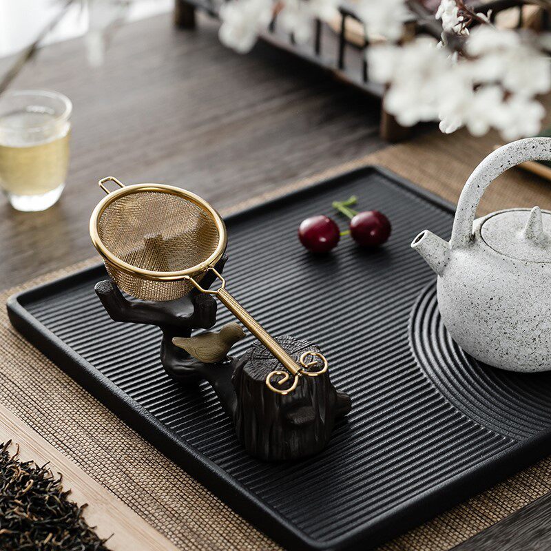 创意紫砂茶宠摆件茶壶盖置托茶漏架功夫茶具可养精品茶玩茶道配件