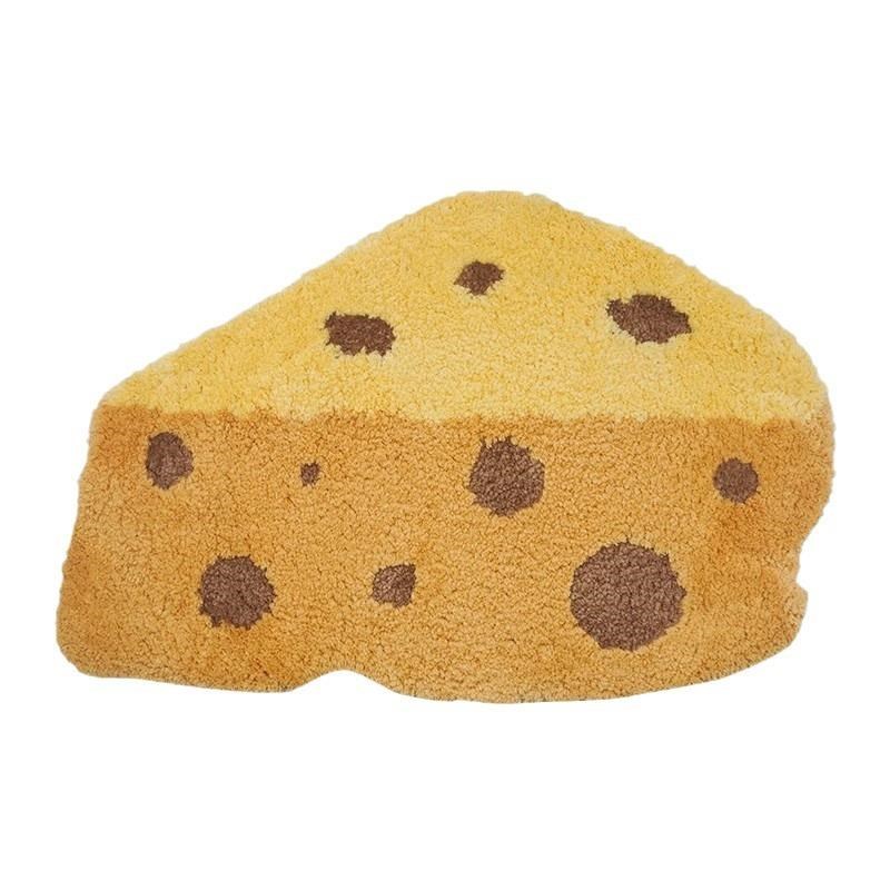 地毯芝士植绒地毯儿童房女生屋桌边垫床边毯防滑吸水植绒地毯