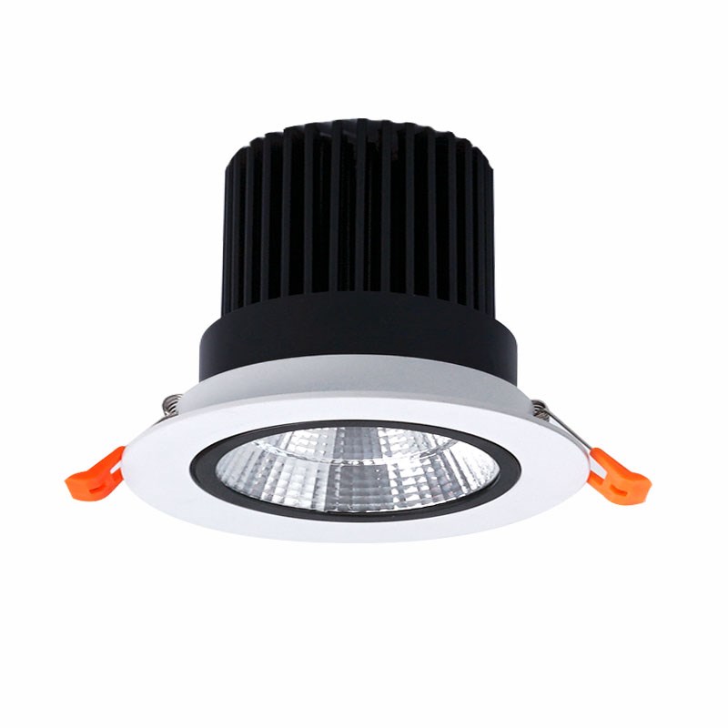 嵌入式led射灯天花灯20W30WWW瓦防眩筒灯开孔 1 15 1公分