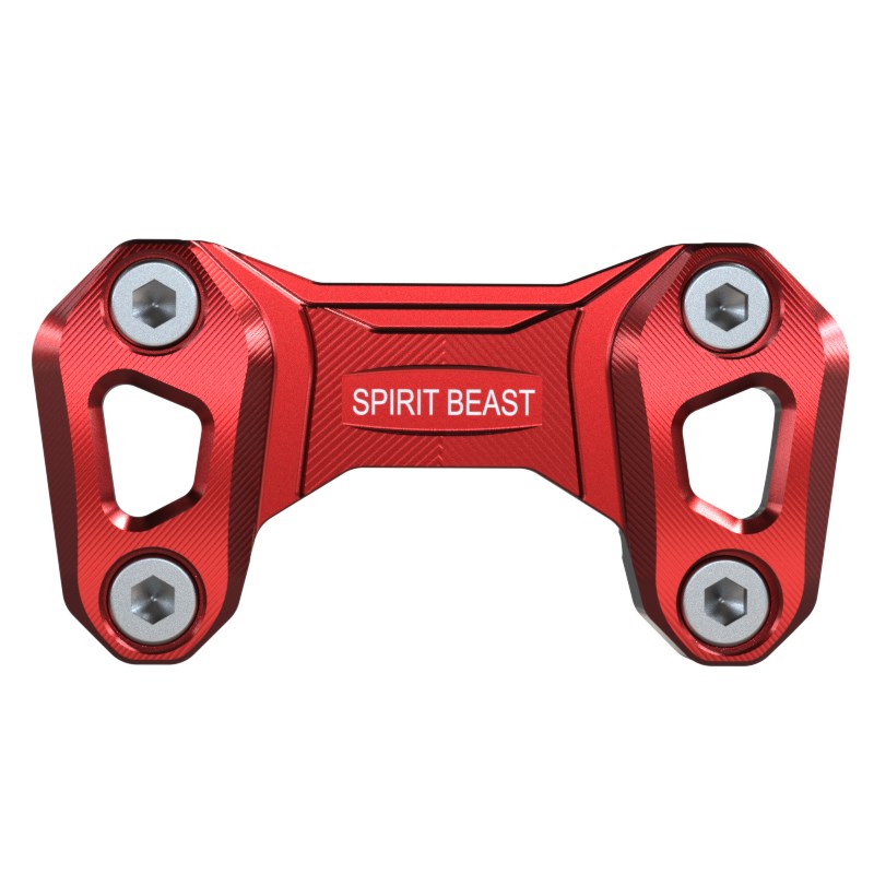 适用贝纳利2C连体压码改装幼狮BJ0龙头压块TRK2X车把压码