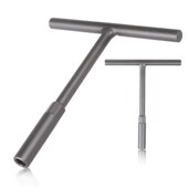 强磁六角批嘴t字接杆 T形6.35mm手用套筒 4批头套筒接杆T型扳手