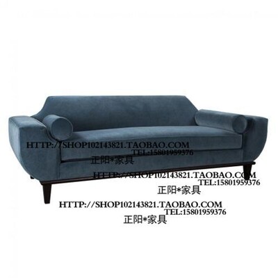 出口欧洲超震撼帝国风格实木布艺三人位沙发酒店咖啡厅影楼家具