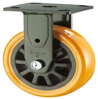 向荣脚轮4寸5寸6寸8寸聚氨酯重型脚轮手推车静音脚轮平板车万向轮