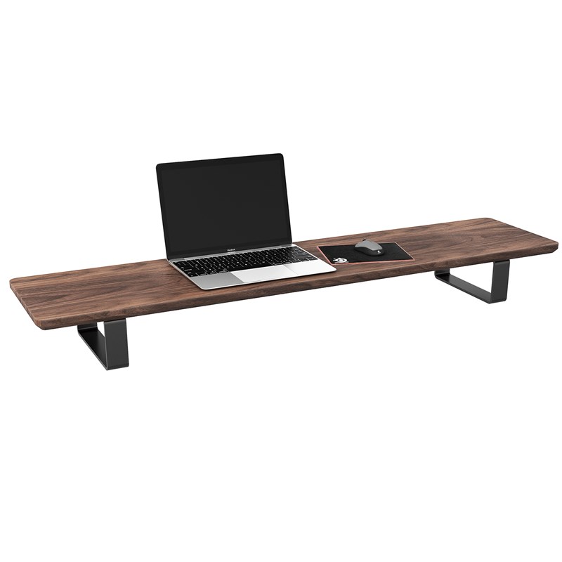 实木电脑增高架办公室显示器托架红橡木胡桃木