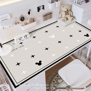 米奇蹦蹦pvc桌垫书桌学生写字台办公室皮革桌布防油防水梳妆台垫