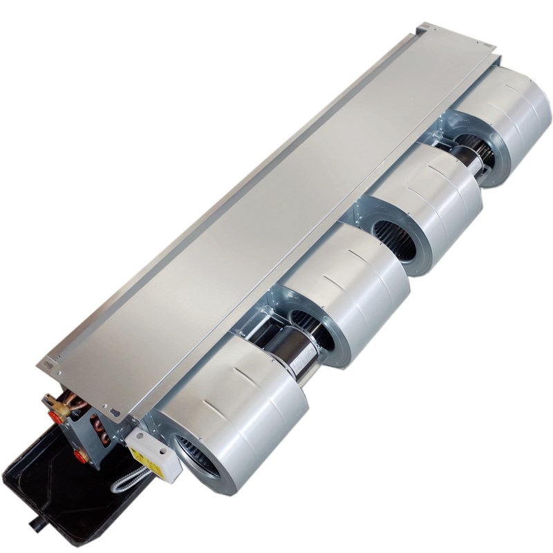 风机盘管卧式暗装FPW中央空调水暖水冷家用酒店宾馆空气能水空调