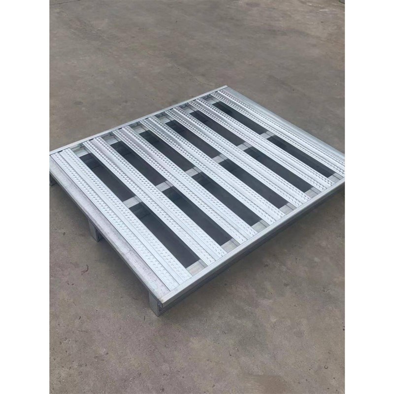 叉车金属托盘钢制叉车托盘川字铁托盘物流仓储货架叉车铁托盘