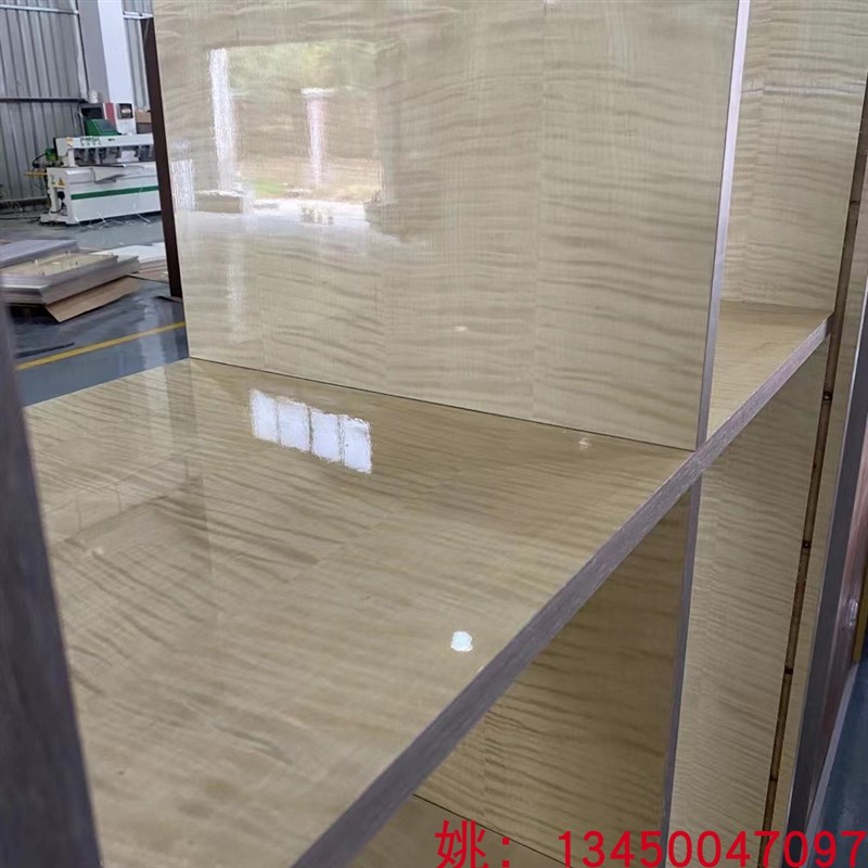 天然染色枫影木皮饰面板贴皮虎纹强影衣橱柜子家具贴面0.5mm