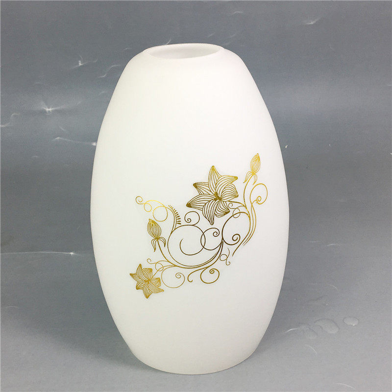 磨砂玻璃灯罩配件e27螺口吊灯壁灯台灯灯罩配件白色欧峦灯罩外壳