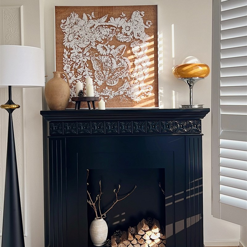 复古粗陶花瓶 玄关壁炉柜家居摆设 仿真花干枝花插 室内客厅装饰