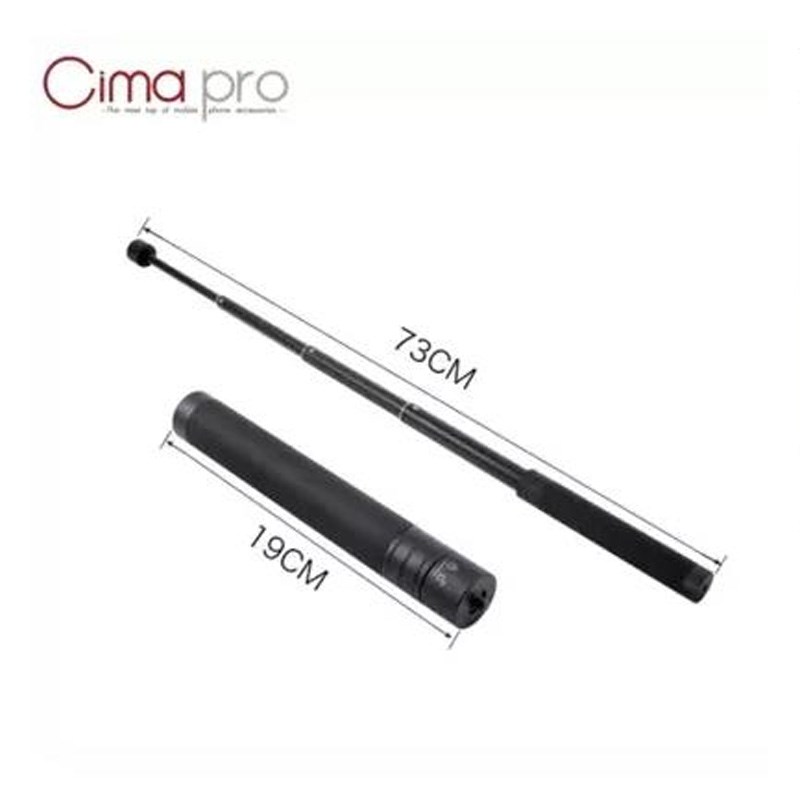 喜乐途金属自拍杆五节伸缩杆三脚架加长杆手持四分之一通用延长杆