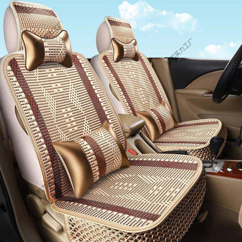 夏季冰丝汽车坐垫通透气夏天专用用全季包汽车座套四单座五座507