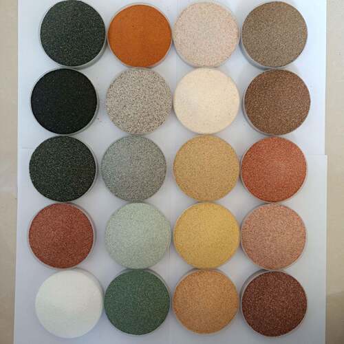 537家主要生产厂墙真石漆用彩砂建筑装饰沙P外C砖儿童画用五彩砂