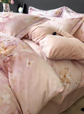 加厚磨毛全单棉1020床上四件棉被套单件单独150x00cm人被罩202纯5