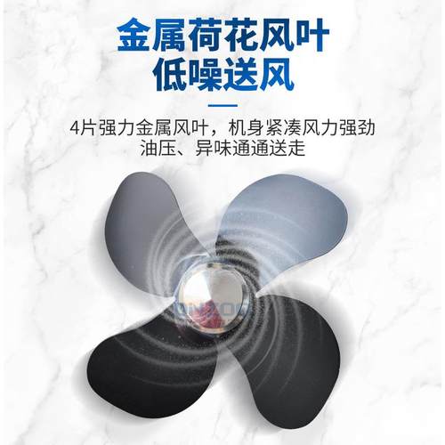 FAD5/0/35/40DFK/50-方4形工业排气扇前后双面3网排风扇轴流式风2