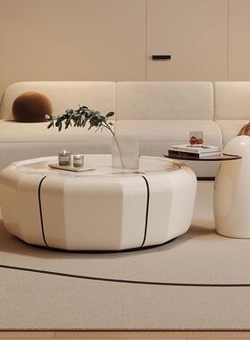 奶油风茶几客厅家意式极简轻奢2025新高款TWV组档网红用茶几边几