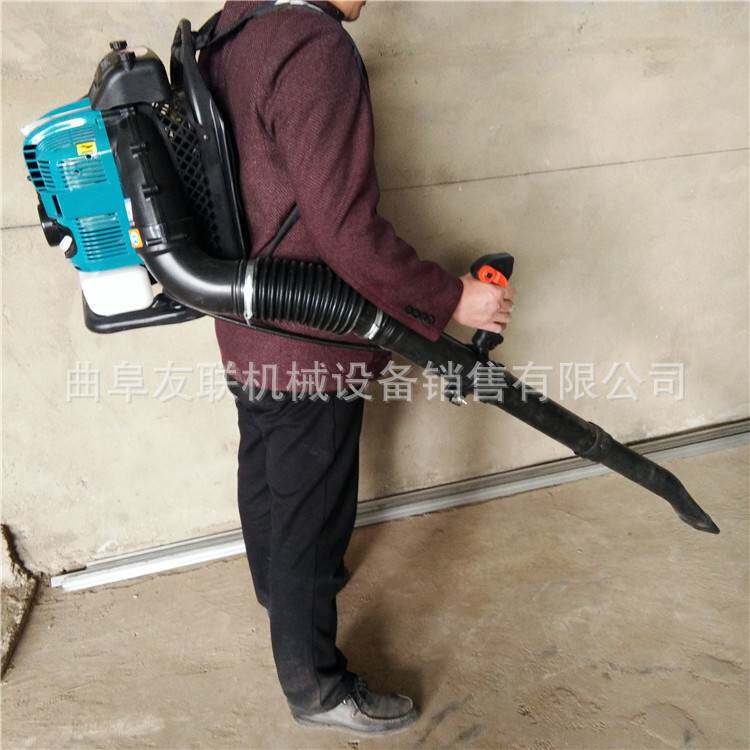 汽油四冲程除尘机视频 缝隙除尘吹风机 背负式四冲程吹风机41