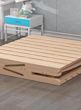 折叠童床单人床简床实木床成人床易儿床一米GCB二单人直销