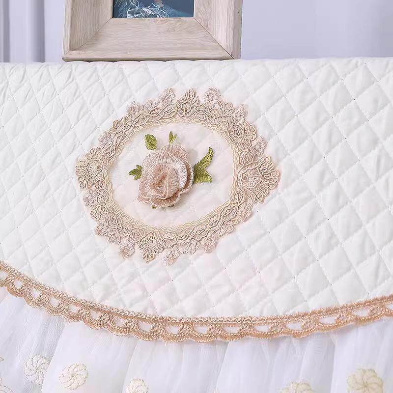 钢轻琴BEZ防尘罩奢气现代防尘盖布高端大套电钢琴凳套罩家用蕾丝