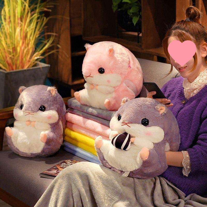 可爱手暖捂男抱枕被子两用女生生款睡觉冬合季二一午查看详情睡毯
