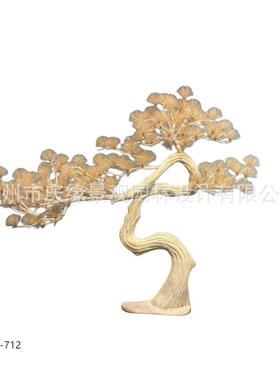 仿真竹签松装树实木迎客摆件大型松树造型lj200树店饰盆景松中式