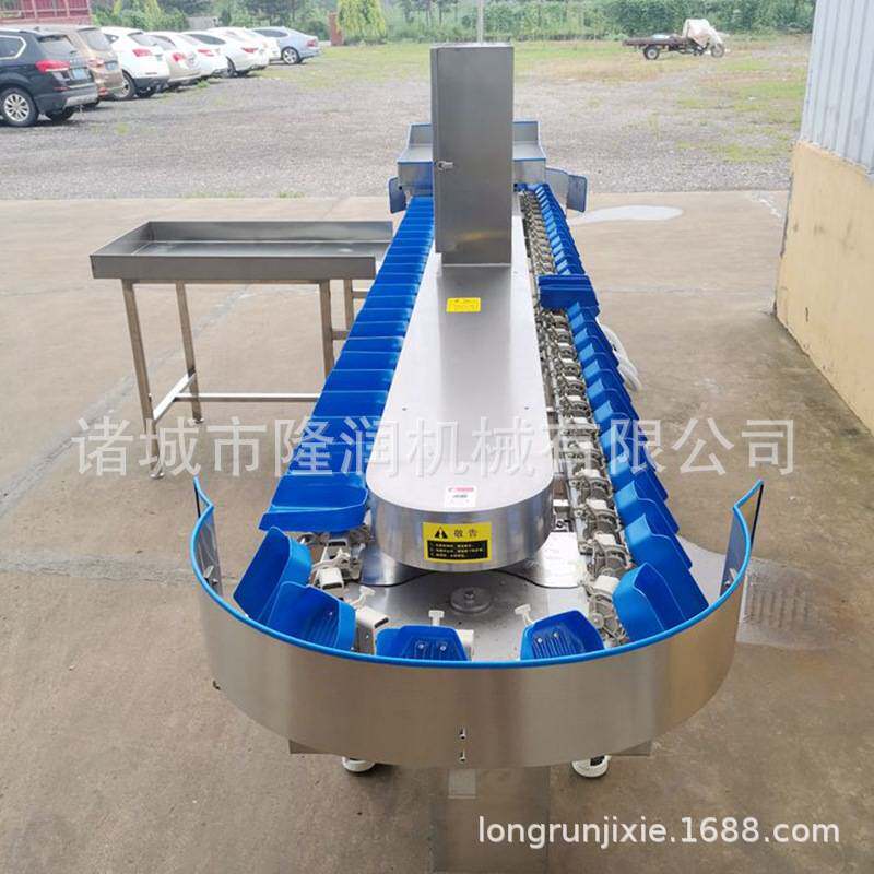 厂家供货料盒式重量分选机 全自动小龙虾大小称重分拣机 价格优惠