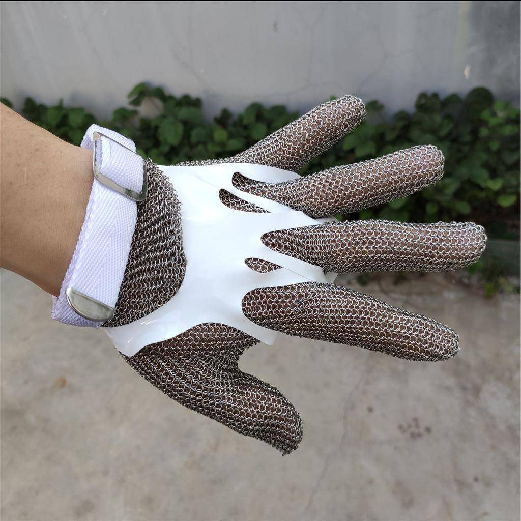 工业餐饮艺钢环304不级锈钢5五防护切割NTS电锯粗剪骨头屠宰园手