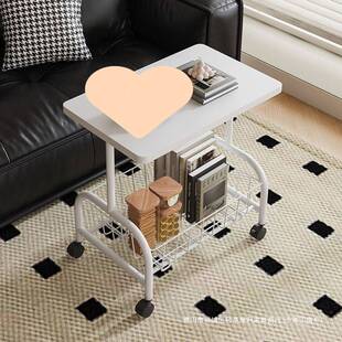 客厅沙发地毯上水果盘放置可移动小茶几卧室装饰房间布置桌子边几